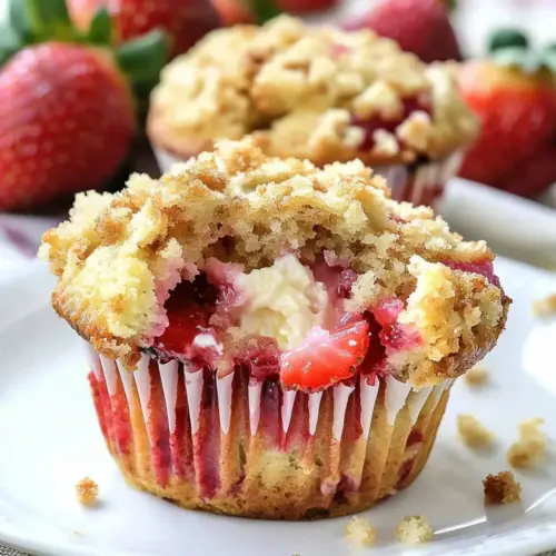 Strawberry Cream Cheese Muffins