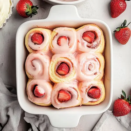 Strawberry Cinnamon Rolls