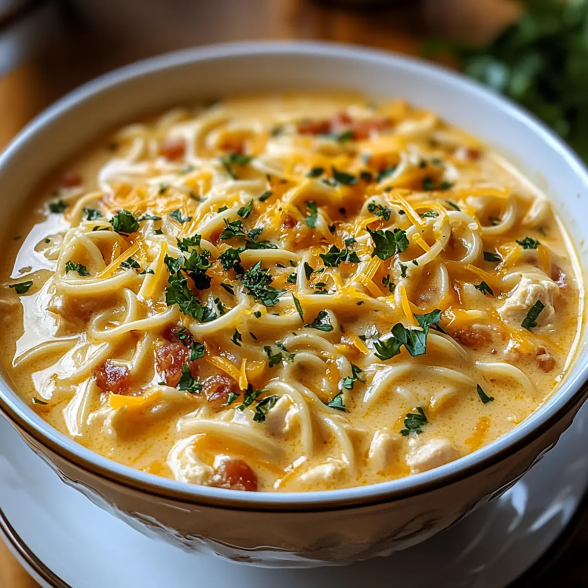 Crack Chicken Noodle Soup