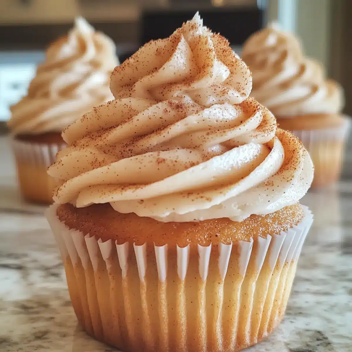 Cinnamon Roll Cupcakes