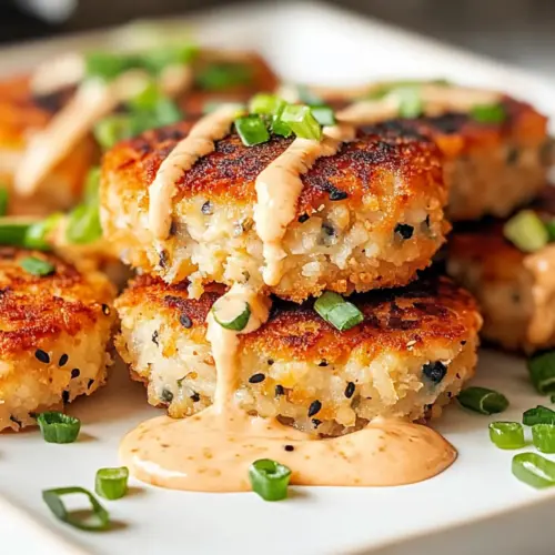 Tuna Cakes with Spicy Mayo