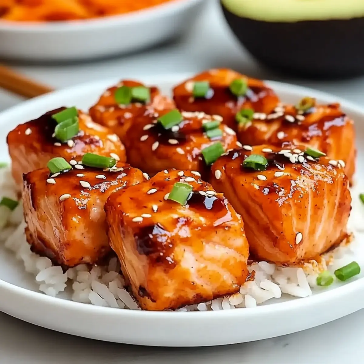 Bang Bang Salmon Bites Bowls