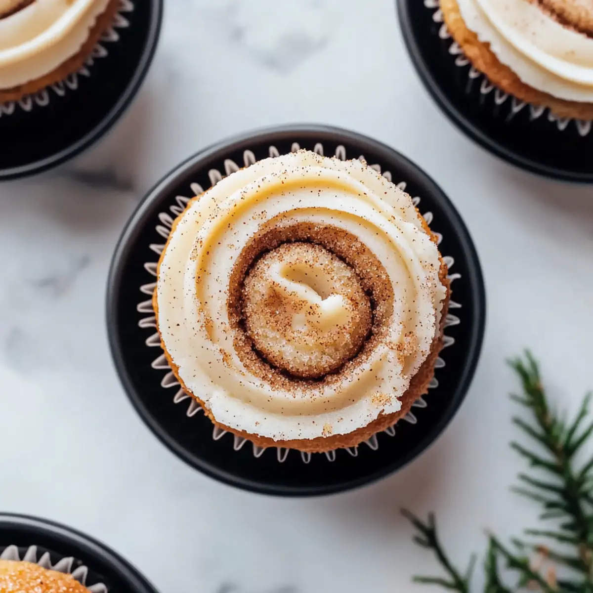 Cinnamon Roll Cupcakes