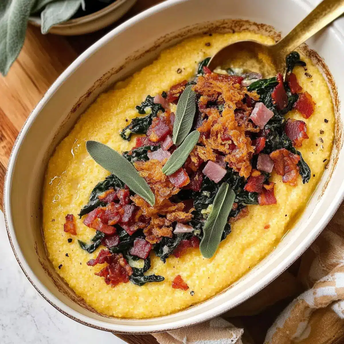 Creamy Pumpkin Polenta