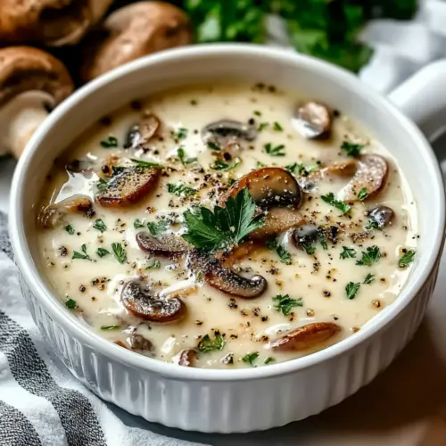 Cottage Cheese Mushroom Soup