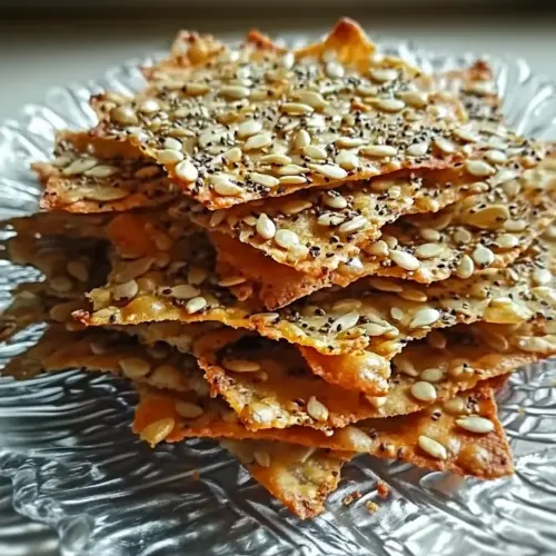 Cheesy Seed Crisps