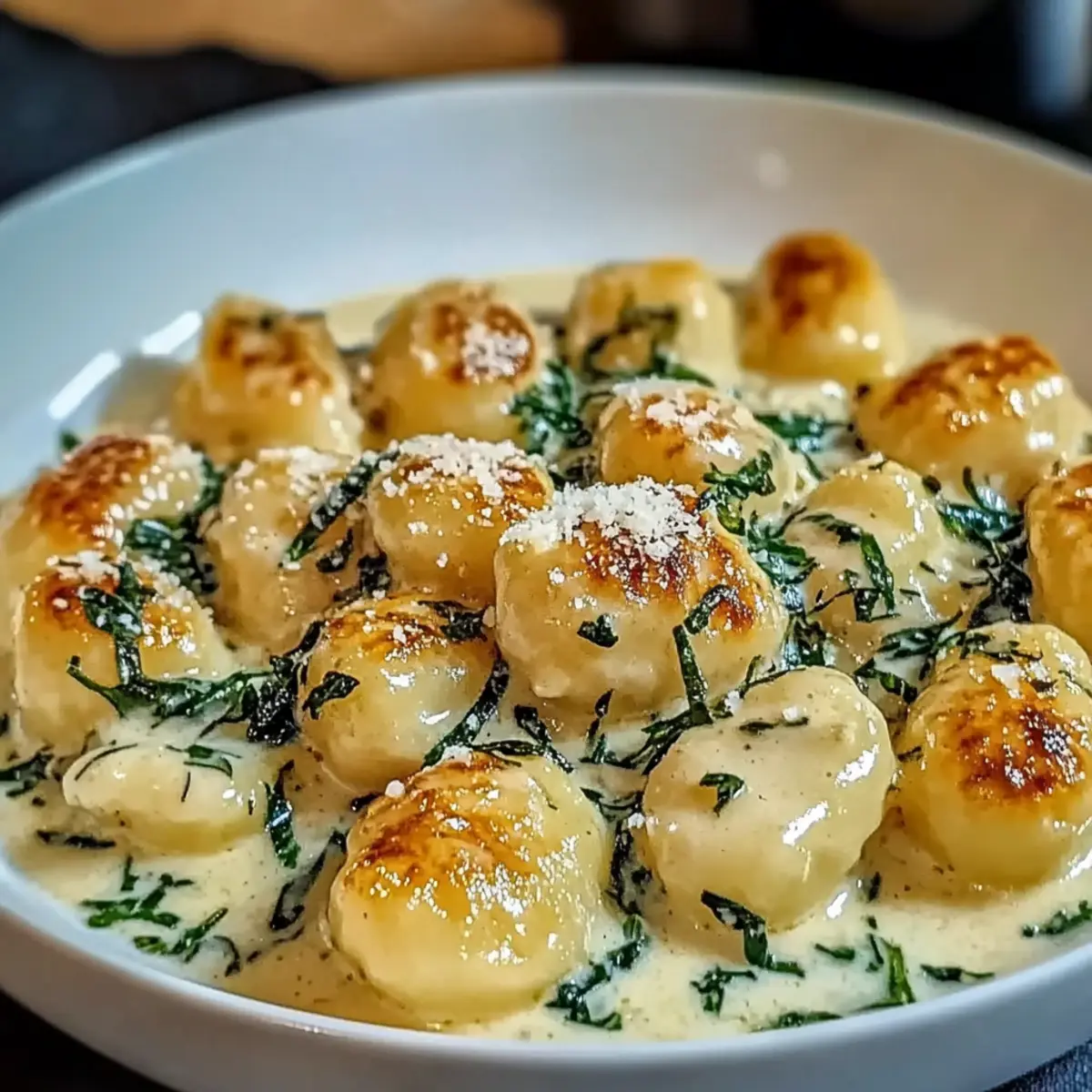Gnocchi with Creamy Sauce
