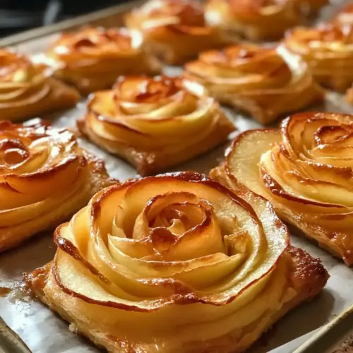 Apple Rose Pastry Blooms