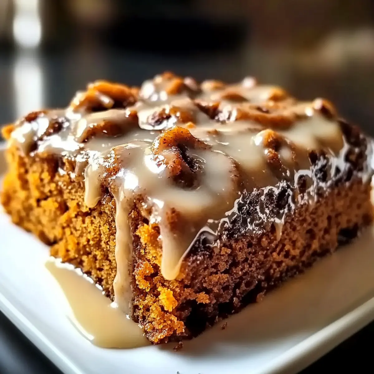Sweet Potato Cinnamon Roll Cake