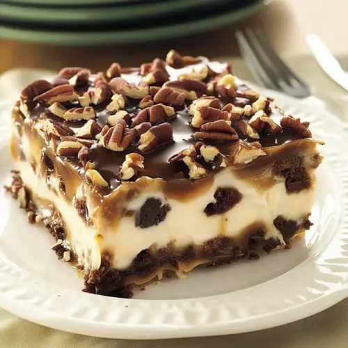 Turtle Lasagna Dessert