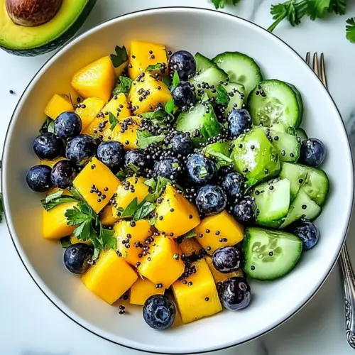 Mango Cucumber Salad
