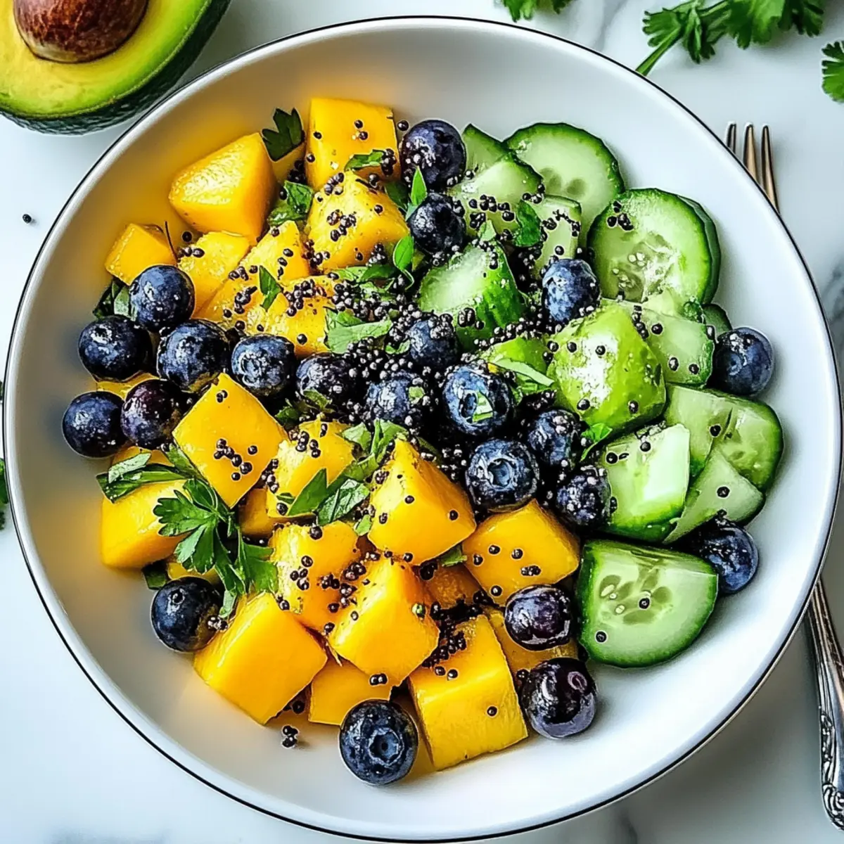 Mango Cucumber Salad