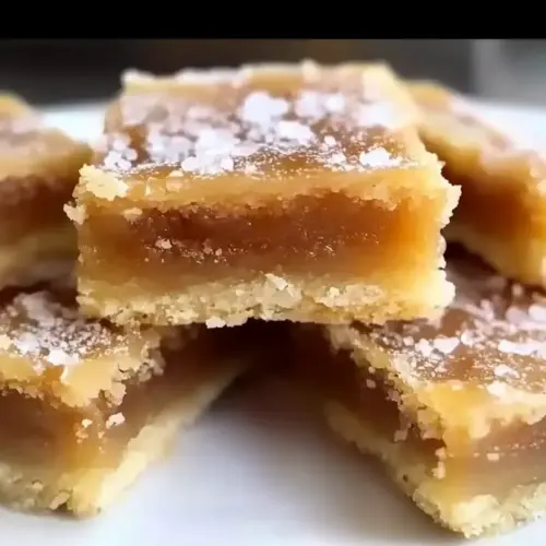 Salted Caramel Butter Bars
