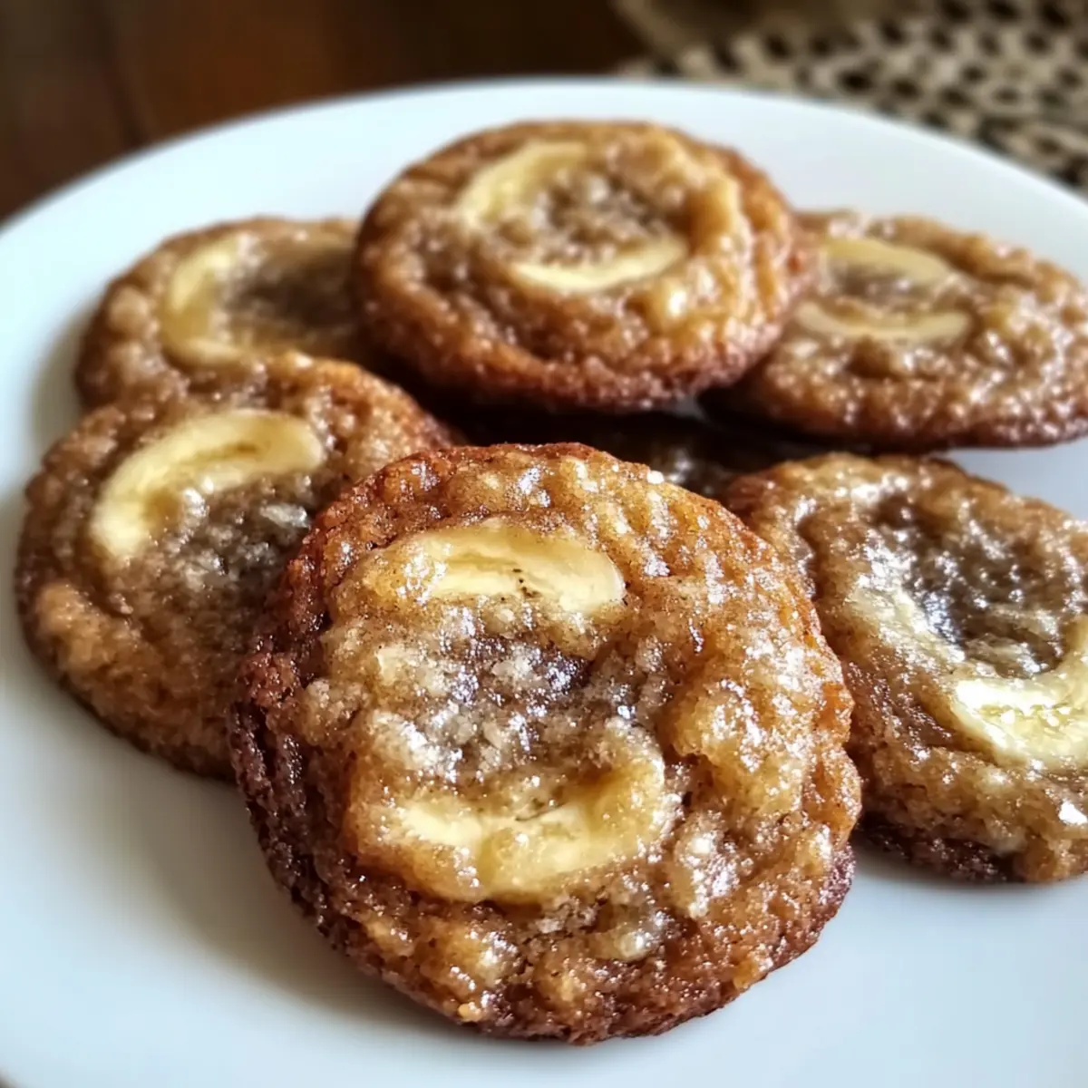 Chewy Banana Bread Cookies