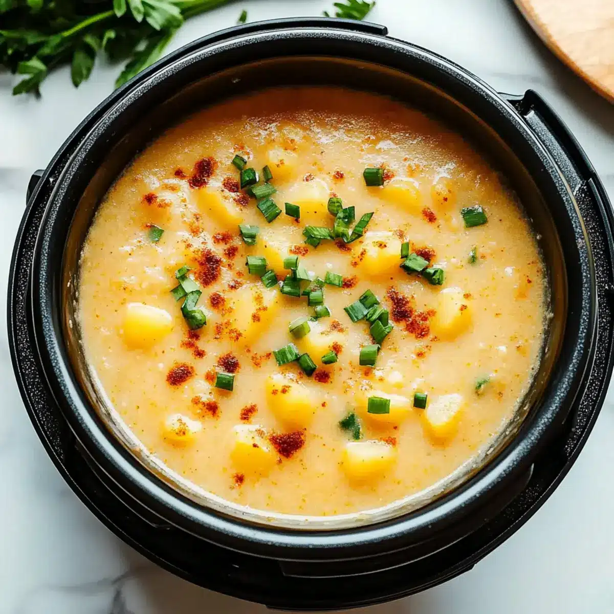 Instant Pot Cajun Potato Soup