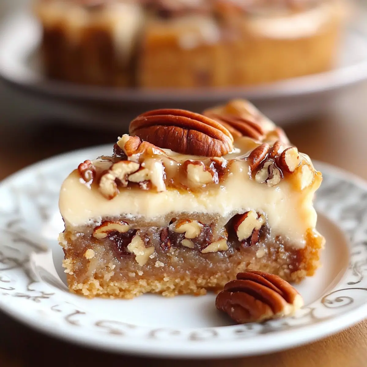 Gooey Butter Pecan Cake