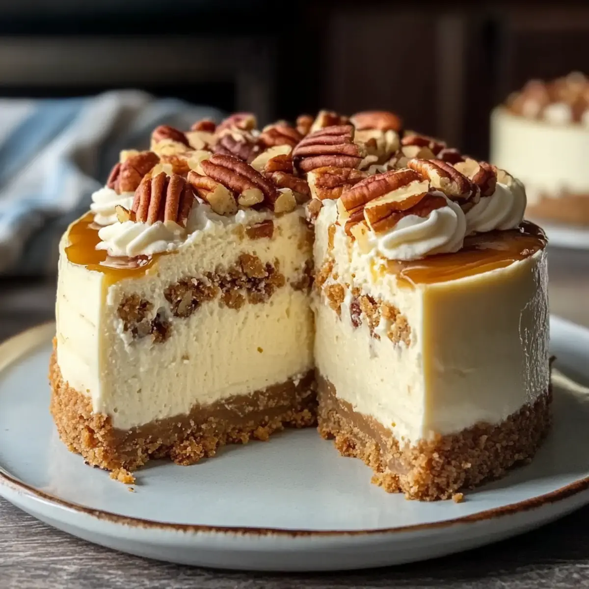 Browned Butter Pecan Cheesecake