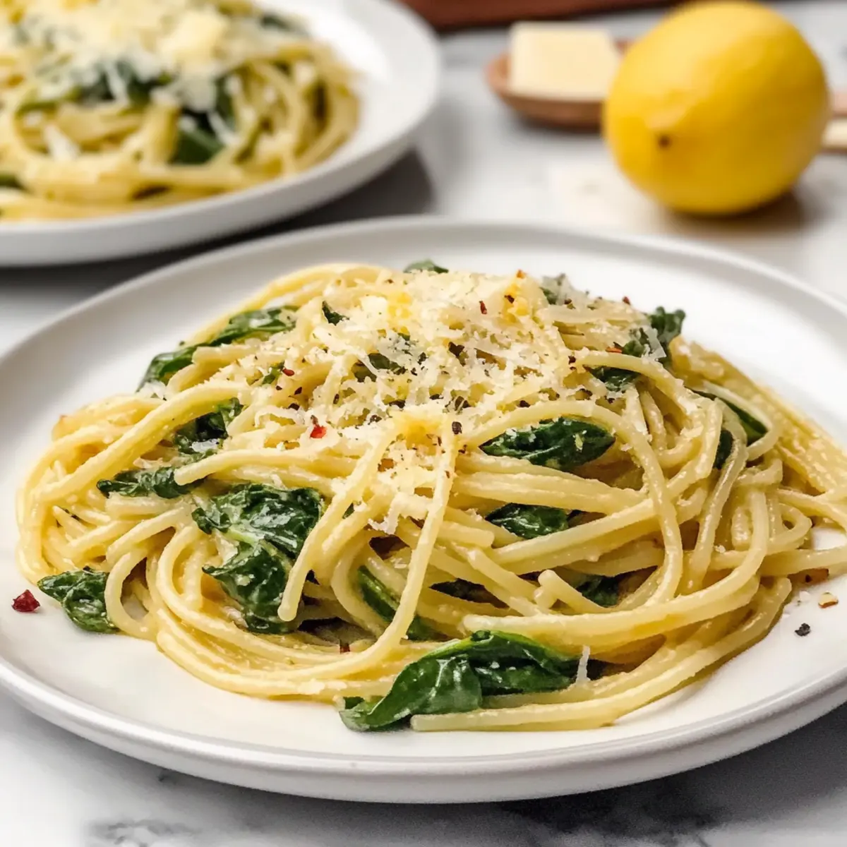 Spinach Lemon Pasta