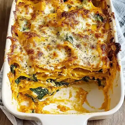 Italian Butternut Squash and Spinach Lasagna