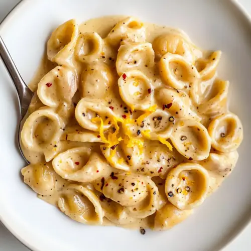 creamy garlic lemon pasta