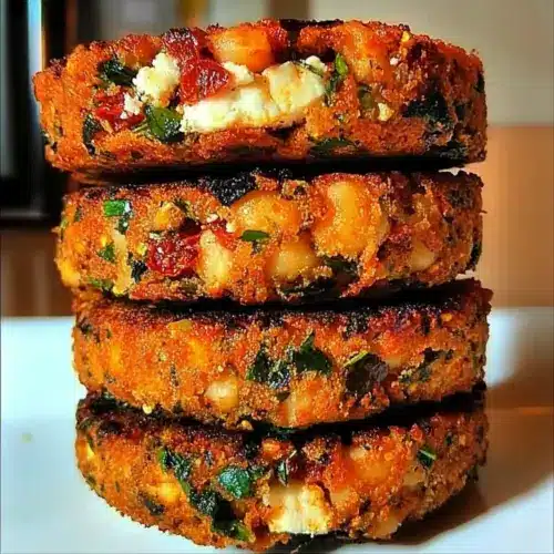 Mediterranean Chickpea Burgers