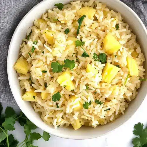Pineapple Lime Rice Recipe