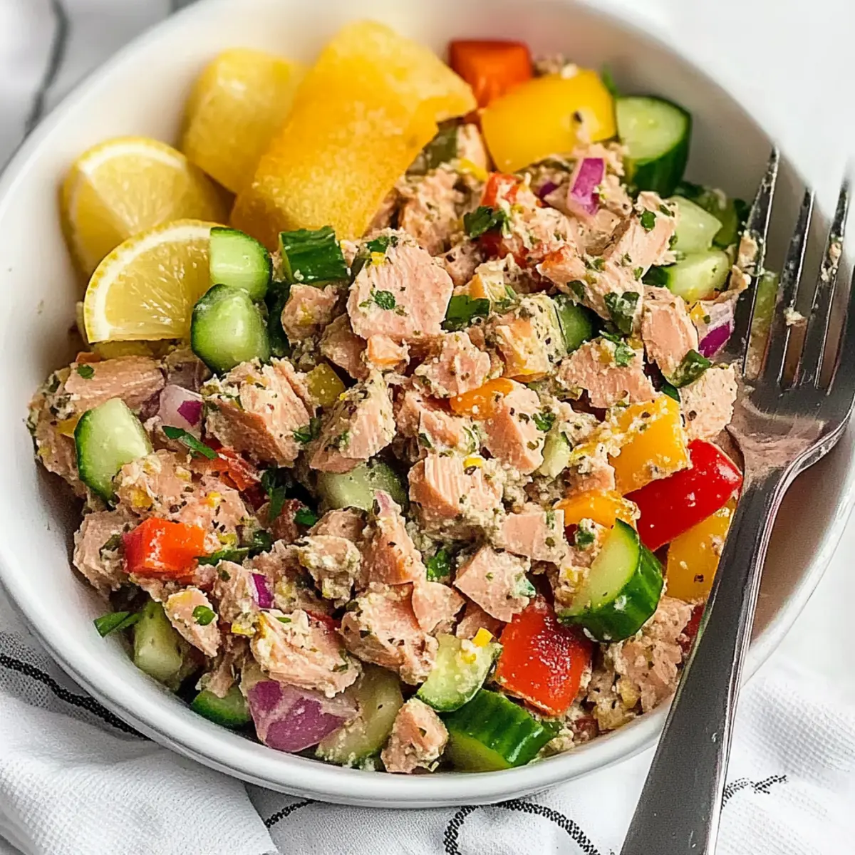Mediterranean Inspired Tuna Salad