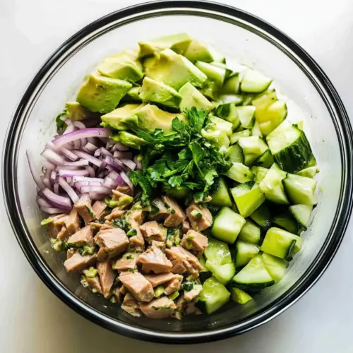 avocado tuna salad