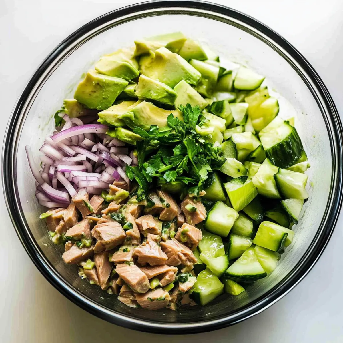 avocado tuna salad
