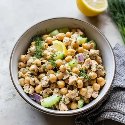 Chickpea Tuna Salad