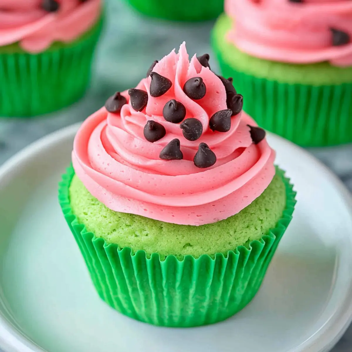 Watermelon Cupcakes