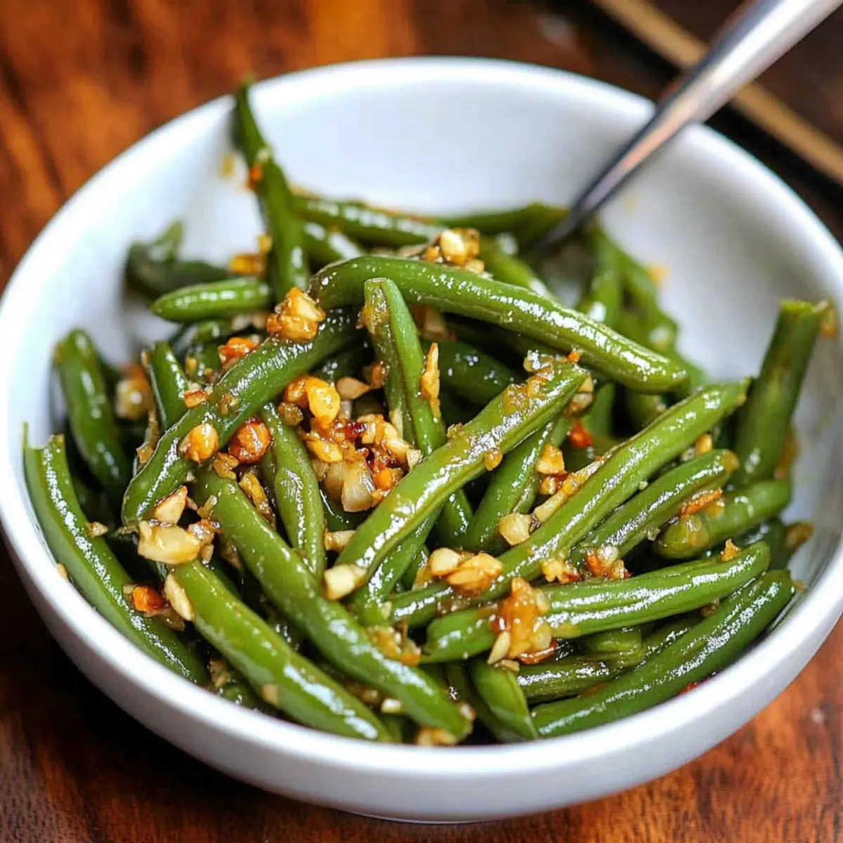 Chinese Green Beans with Garlic Sauce