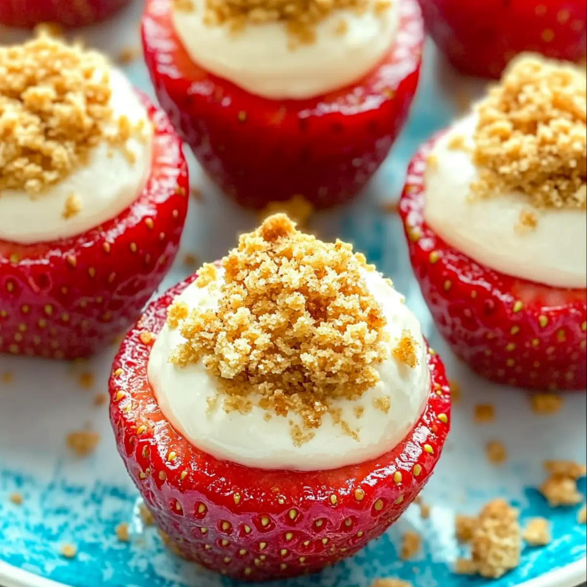 Cheesecake-Stuffed Strawberries
