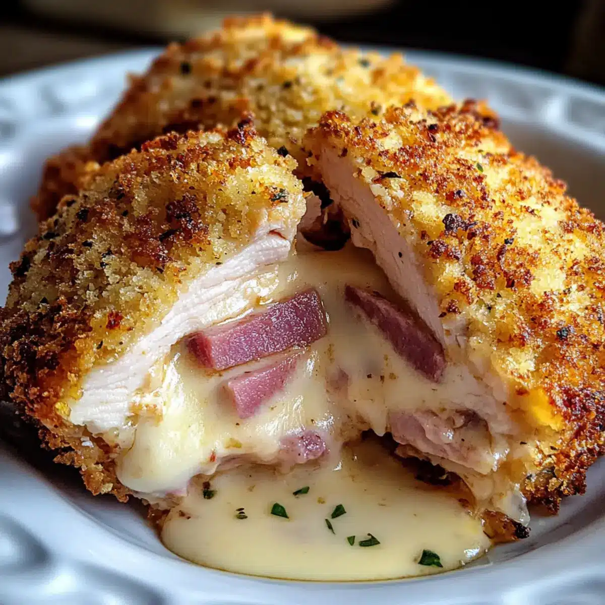 Creamy Chicken Cordon Bleu