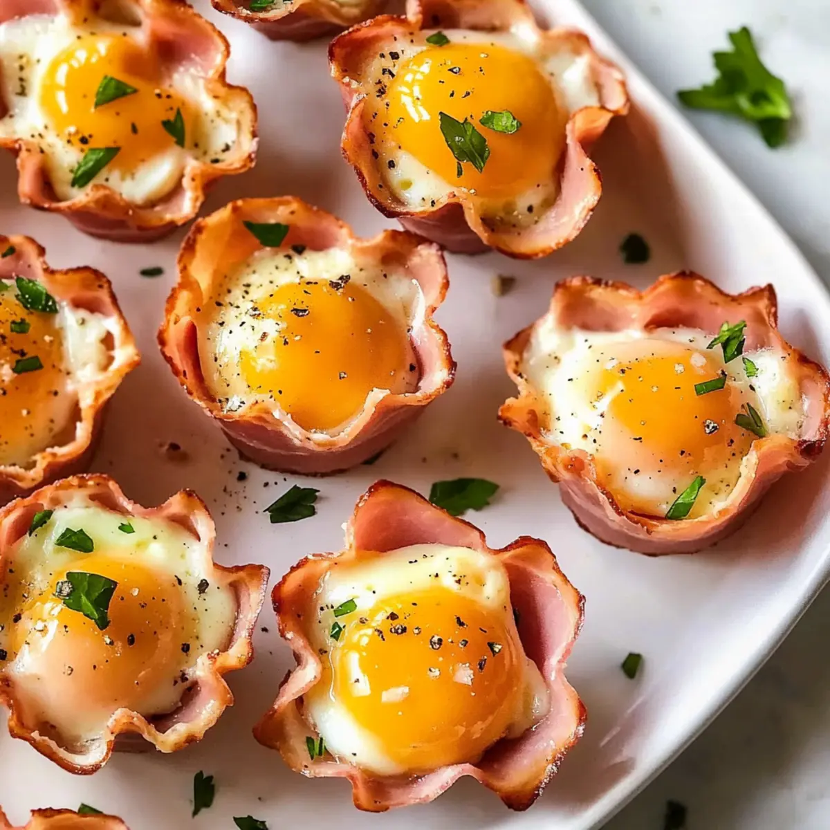 Ham and Cheese Egg Cups