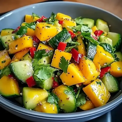 Thai Mango Cucumber Salad