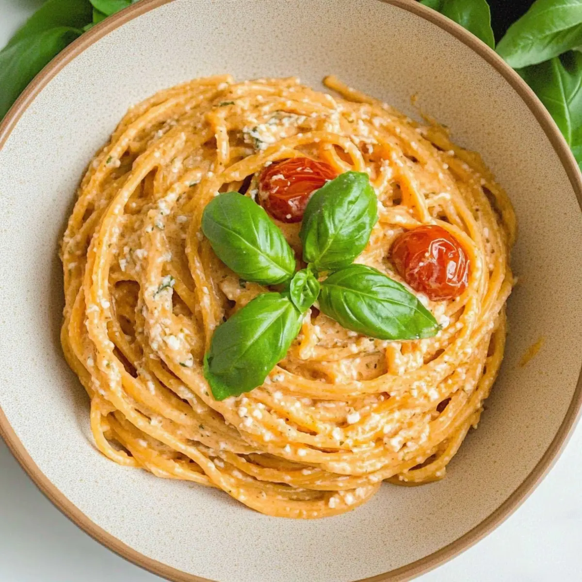 Roasted Tomato and Garlic Ricotta Pasta