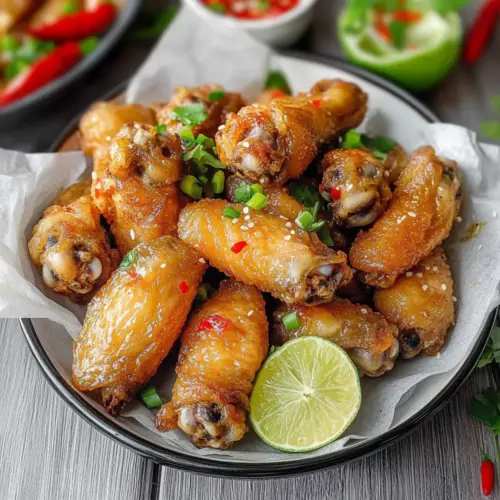 Vietnamese Fish Sauce Chicken Wings