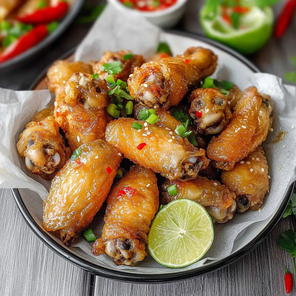Vietnamese Fish Sauce Chicken Wings