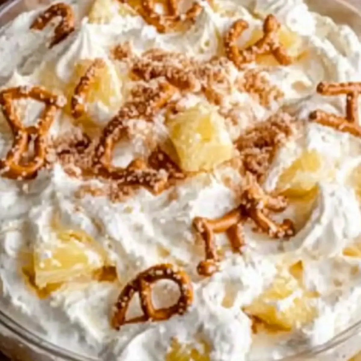 Pineapple Pretzel Fluff Salad