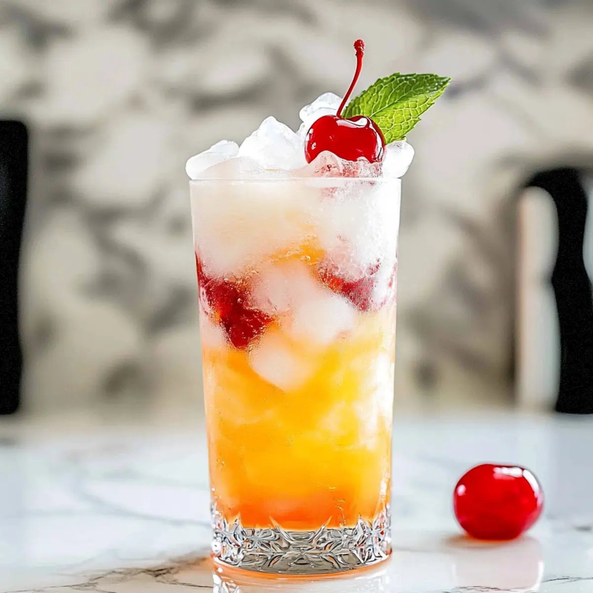 Peach Cream Sprite Dirty Soda