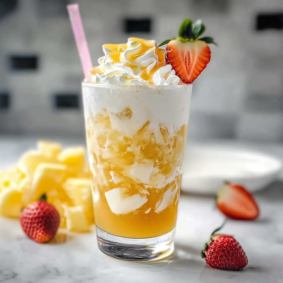 Pineapple Coconut Sprite Dirty Soda