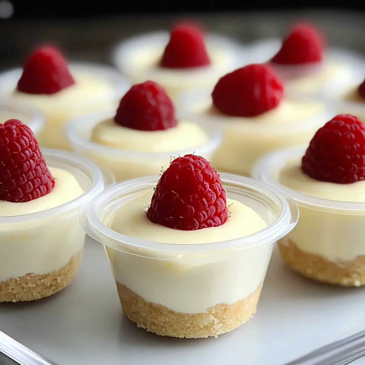 Lemon Raspberry Dessert Cups