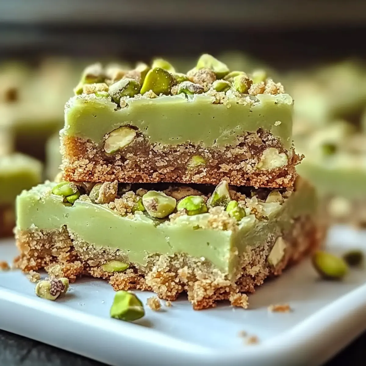 Pistachio Dream Cookie Bars