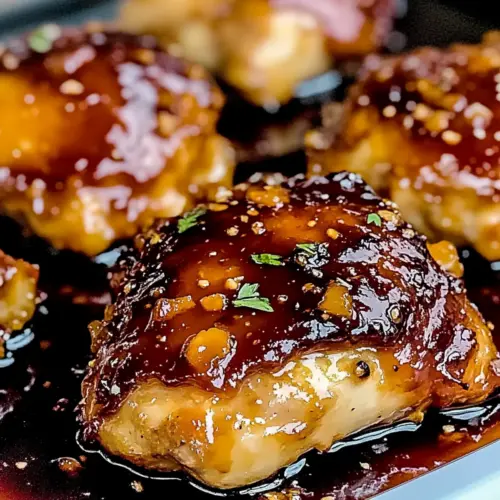 Sticky, Gooey, Sweet & Savory Apricot Chicken