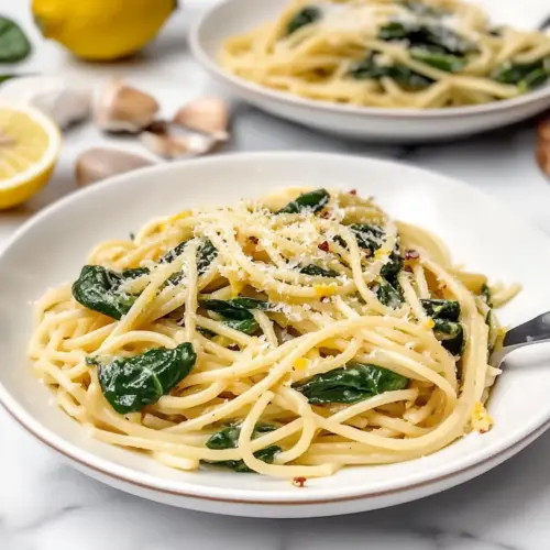Spinach Lemon Pasta