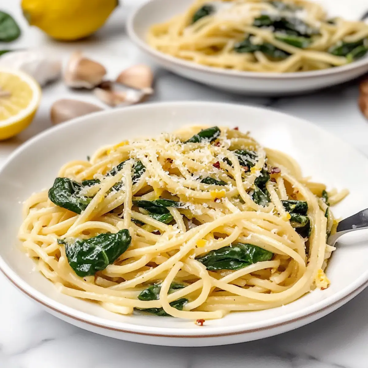 Spinach Lemon Pasta