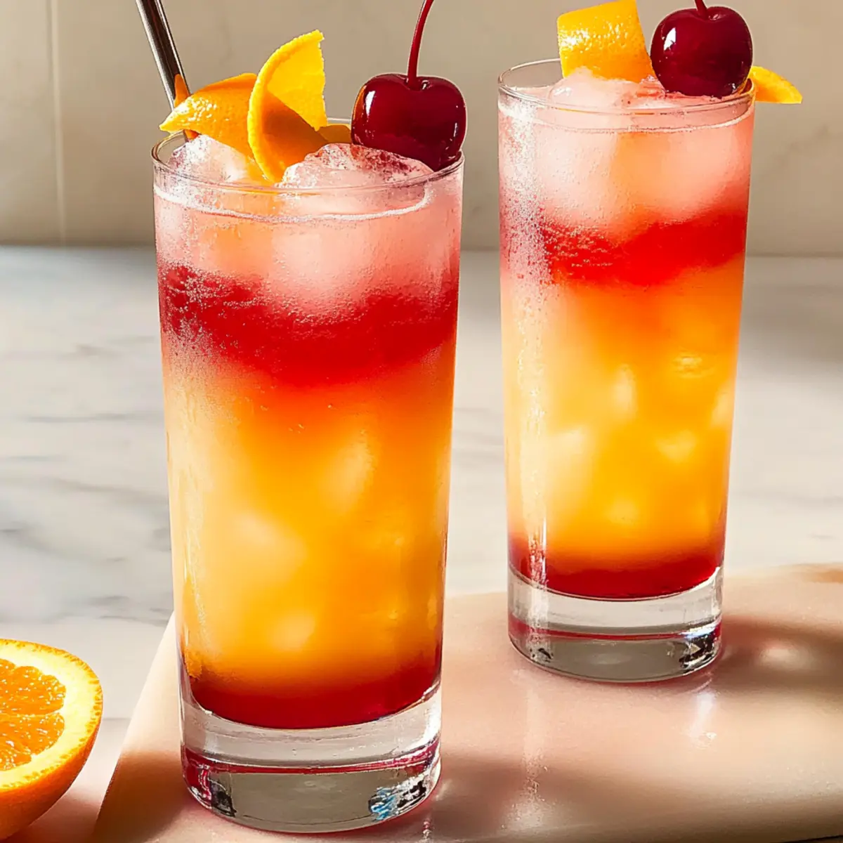 Sparkling Tequila Sunrise