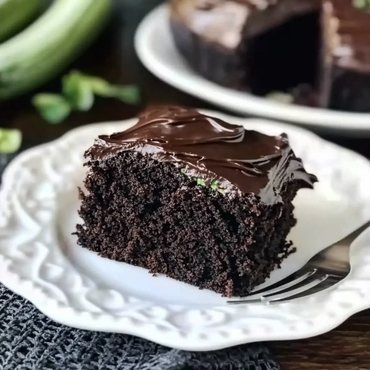 Chocolate Zucchini Cake
