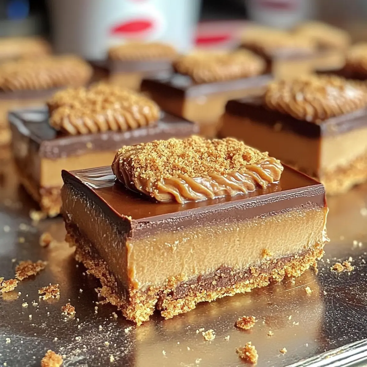 Biscoff Millionaires Traybake
